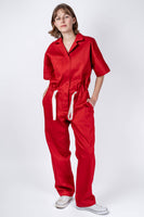 No87 Overall mit T-Ärmel + Taschen
